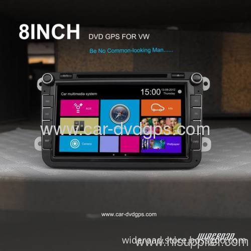 8inch Vw Car Dvd Gps Radio Tv Ipod Steering Wheel Control With Windows 8 Platform